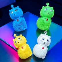Yüksek Kalite 10 Adet Renkli Led Işıklı Kedi Kirpi Yoyo Işıklı Sevimli Kedi Yoyo Tatil Hediyesi