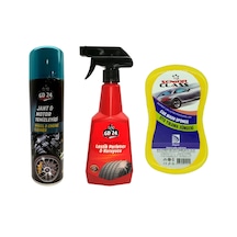 Gd24 Jant&motor Temizleyici Köpük+lastik Parlatıcı+yıkama Süngeri