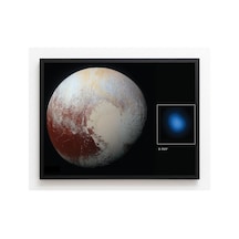 Nasa Plütondan Gelen X Işınları Çerçevesiz Poster 21x30 Cm A4 Uzay Astronomi Galaksi Duvar Dekoru