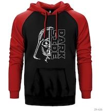 Star Wars Darth Vader Dark Side Kırmızı Reglan Sweatshirt Kırmızı