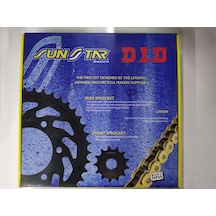Did-Sunstar 1993-2000 BMW F 650 Uyumlu Zincir Dişli Set Çelik Renk