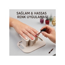 Profesyonel Nail Art Manikür İstasyonu Oje Sürme, Tırnak Tasarım Ve El Destek Standı - Renk Değişebilir