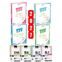 Üç Dört Beş Yayıncılık 345-2027 Tyt Matematik Fizik Kimya Biyololoji Soru Bankası 4'lü Sayısal Set Tyt 4 Deneme Seti
