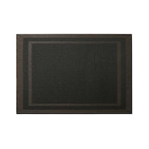 Amerikan Servis Pvc 30x45 Cm - Koyu Antrasit İnce Çerçeveli Çok Renkli
