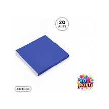 Lacivert Peçete 20 Adet 33x33 Cm Parti Malzemeleri Lacivert Tüm Yaşlar