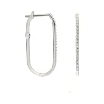 Dikdörtgen Küpe 717109 Silver Gümüş