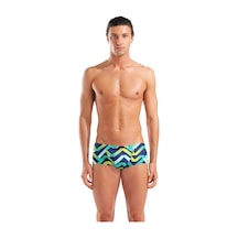 Arena Texture Swim Low Waist Short Erkek Mayo Navy Multi Navy Multi
