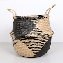 Abanoz 40x40 Cm. Xl Deniz Sazı Katlanabilir Sepet Mix