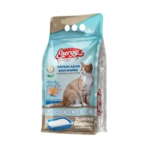 Energy Marsilya Sabunu Kokulu İnce Taneli Topaklaşan Bentonit Kedi Kumu 2 x 10 L