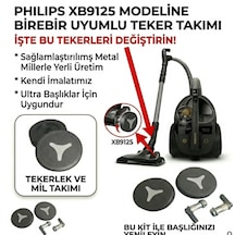 Philips Marathon Ultimate Xb9125/07 Emici Başlık Teker Takımı 1 Takım 2 Adet