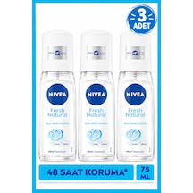 Nivea Fresh Natural 48 Saat Kadın Sprey Deodorant 3 x 75 ML
