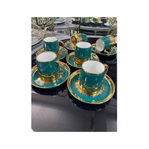 Voice Porselen Kahve Fincanı Takımı Yeşil Yeşil Gold - 620027262 Yeşil Gold - 620027262 Yeşil Gold