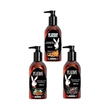 Süper Playboy 3 Adet Playboy Çilek Aromalı Kokulu Ve Isıtıcılı Lı Vücut Masaj Yağı