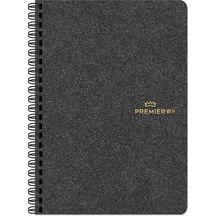 Keskin 17x24 Sert Kapak Ayraçlı Spiralli Premier Ofc4 Defter - Gri Gri