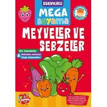 Etkinlikli Mega Boyama - Meyveler Ve Sebzeler - Ndcj-644462