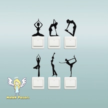 6 Adet Dansçı Kız Seti Priz Sticker