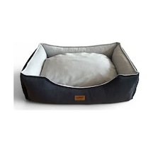 Lepus Dolce Premium Kedi Ve Köpek Yatağı Antrasit Large 249-54010.03