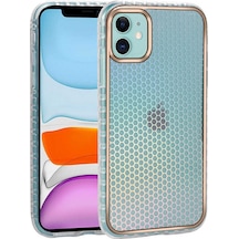 Apple Uyumlu iPhone 11 Desenli Parlayan Transparan Klfs Avva Kılıf no12 NO12