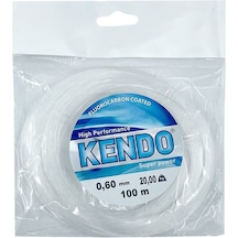 Kendo Premium 100 Mt Beyaz Poşet Misina 0,45 Mm
