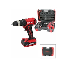 Rodex RDX-3375A 4741 Şarjlı Çift Batarya 17 PCS Uçlu Matkap