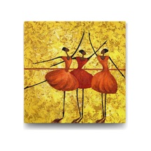 Balerinler Tablosu - 50x50cm 7/8 Yaş