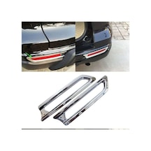 Honda Crv Uyumlu 2010 2012 Arka Reflektör Çerçevesi Krom