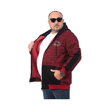 Moc Grande Mocgrande Büyük Beden Erkek Sweat The Frontier 22726 Bordo