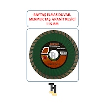 Baytaş Elmas Mermer, Duvar,taş, Granit Kesici, Ağız, 115 Mm Spiral