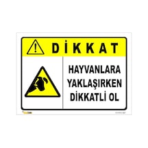 HAYVANLARA YAKLAŞIRKEN DİKKATLİ OL