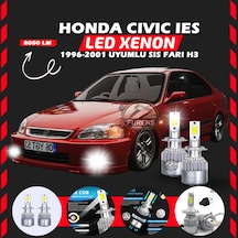 Honda Civic İes 1996-2001 Sis Farı Uyumlu Şimşek Etkili Led Xenon Performance Series H3