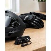 Bt22 Kask Bluetooth Kulaklık Su Geçirmez Motosiklet İletişim Sistemi Yeni Nesil