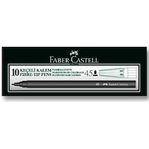 Faber Castell 45 Siyah Keçeli Kalem 10'Lu