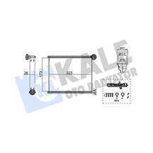 Kale Kalorifer Radyatörü Brazing 26mm Peugeot 508 I, 508 Sw I Kal 355220