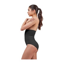Bonbonetti Chocolate Baby & Kids Beyaz Dikişsiz Silikonlu Kadın Slip Korse Siyah