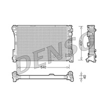 Mercedes E350 C207 Motor Radyatoru 2009-2011 Denso Drm17046