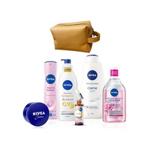 Gelin Çeyiz Seti,kadın Deodorant, Duş Jeli, Makyaj Temizleme Suyu, Serum, Losyon, Krem,çanta Hediye