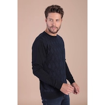 Ferraro Bisiklet Yaka Superfine Yün Kazak - Lacivert Lacivert (490434079) Lacivert