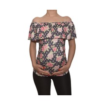 Luvmabelly Maternity 2511 Kayık Yaka Hamile Bluzu Çok Renkli