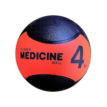 Avessa Medicine 4 Kg Zıplamayan Sağlık Topu Kırmızı - Siyah