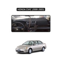Honda Cıvıc 2000-2003torpido Koruma Halısı Siyah Kenar