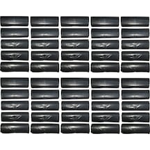 Büyük Boy Çöp Poşeti 65x80 Cm 50 Lt 10'lu Rulo 50 Paket Siyah