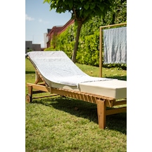 Menderes Home Cotton Collection Bukle Plaj Havlusu Saçaklı Mavi