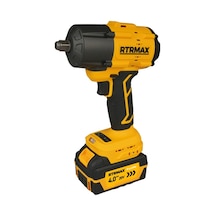 Kömürsüz Akülü Somun Sıkma 1000nm 20v 2x4 Ah Akü+rts5008 Rtrmax Slion Hpower