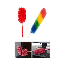 2 Li Set Mikrofiber Teleskobik Toz Alma -antistatik Toz Püskülü Duster 4741