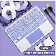 Willowhaven Bluetooth Kablosuz Klavye Fare Android Ios Samsung Xiaomi Tablet İçin İpad Uyumlu Air Grey Japonca Dil Uyumlu