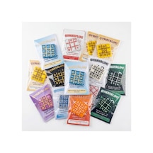 Xox Oyunu Karışık 10'lu Paket Kişiye Özel Öğretmen Adı Yazılı Kartlı Mini Tic Tac Toe Okul Karne Sınıf Hediyesi