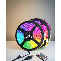 Şerit Led 10 Metre Sese Duyarlı Usb Beslemeli