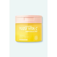 Lalarecipe Yuja, Glutatyon ve Niacinamide İçeren Tonikli Ped Lala Recipe Yuzu Vita C Ampoule Pad