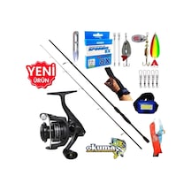 Okuma Revenger Rv-4000a 210cm 20-40gr Double Black Turna Spin Olta Takımı Seti