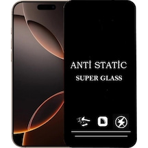 Apple Uyumlu   iPhone 16 Pro Max Anti Statik Ekran Koruyucu Toz Tutmayan Kırılmaz Cam
